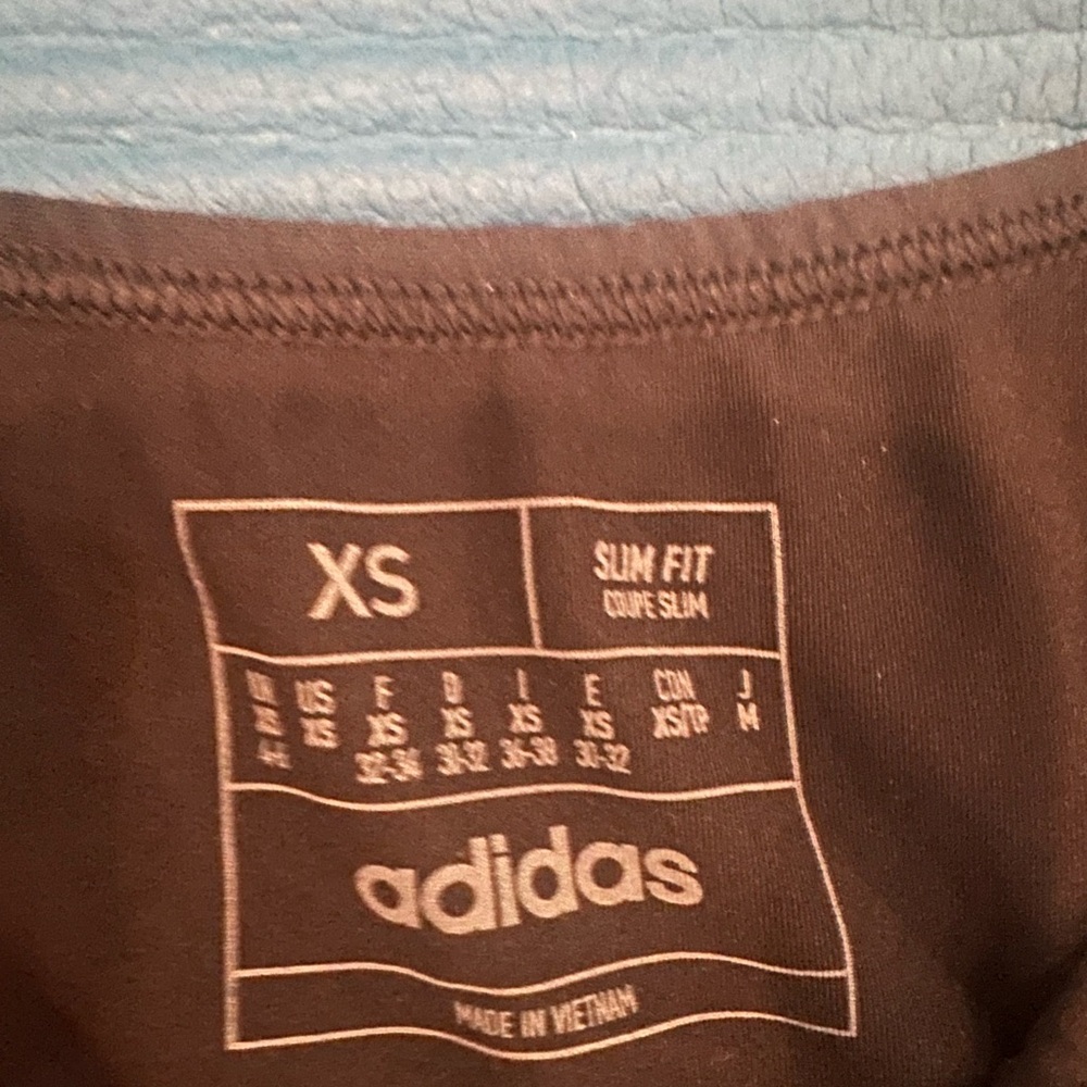 Adidas Black Fitted Sleeveless Tank Top - Picture 4 of 4
